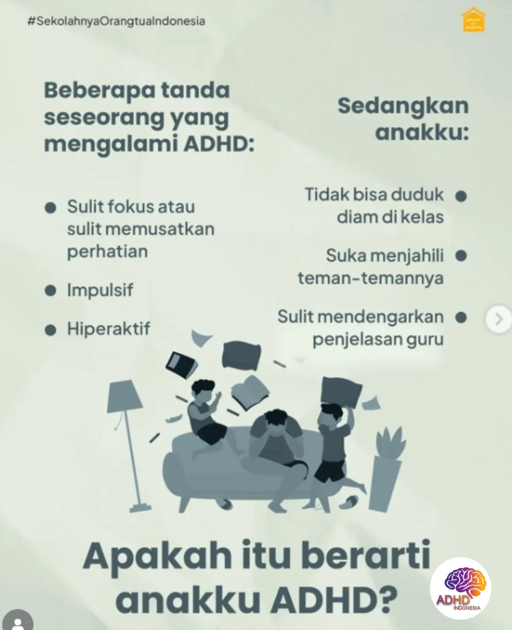 Ciri dan Gejala ADHD pada Anak Usia Dini di Kabupaten Parigi Moutong