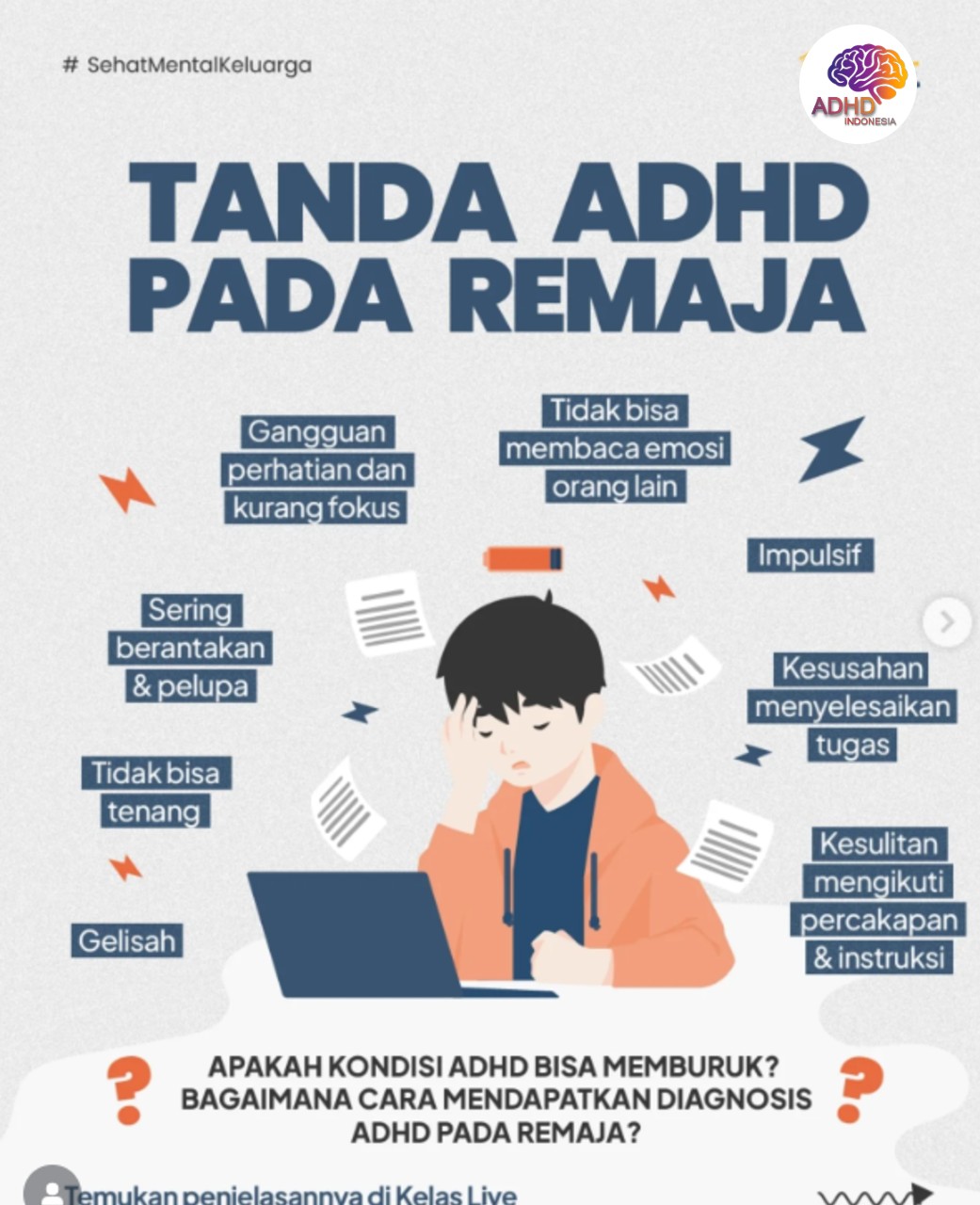 Screening ADHD Non-Diagnostik: Edukasi Awal bagi Orang Tua di Kabupaten Parigi Moutong